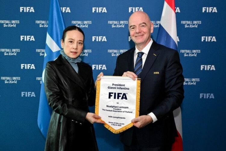 Infantino praises Thailand's progress under Nualphan