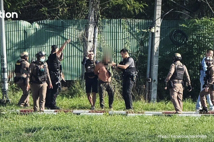 Armed suspect captured after violent rampage in Tak province