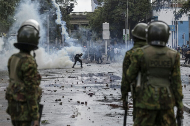 Kenya anniversary protests turn violent, 8 dead
