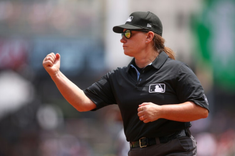 Pawol becomes first woman to umpire in MLB