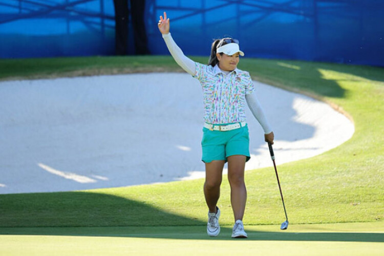 Thai golfer Jasmine wins 3rd LPGA title with playoff eagle