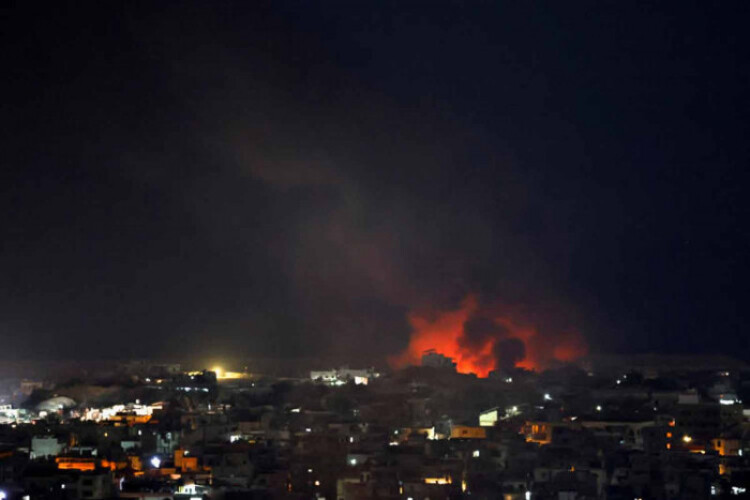 Four killed in Israeli strike on Beirut neighborhood near government hospital