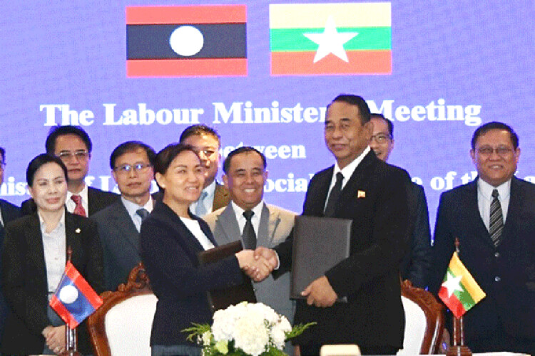 Laos, Myanmar ink pact on migrant workers