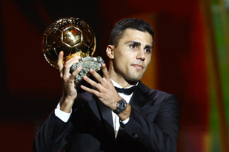 Spain's Rodri wins Ballon d'Or for best player in the world