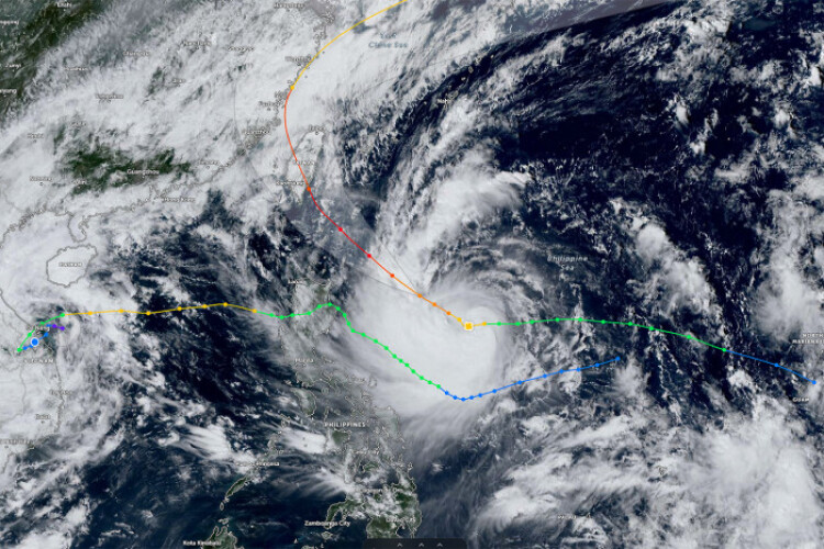 Typhoon Kong-Rey to skirt the Philippines on track for Taiwan