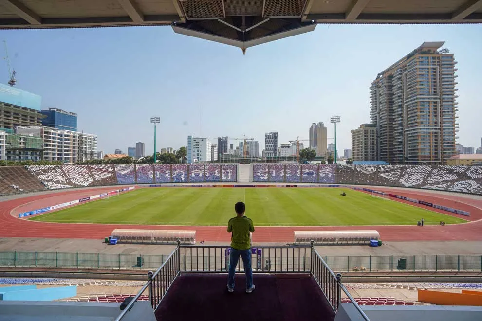 Kingdom's National Olympic Stadium sparkles and returns to the global athletic stage.